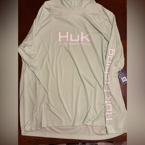 Huk Pursuit Hoodie in Mint Green
